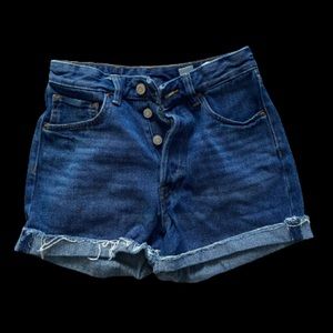 H&M High Waisted Denim Shorts